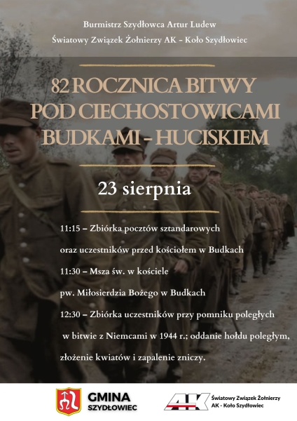 78. rocznicy bitwy pod Ciechostowicami i Huciskiem